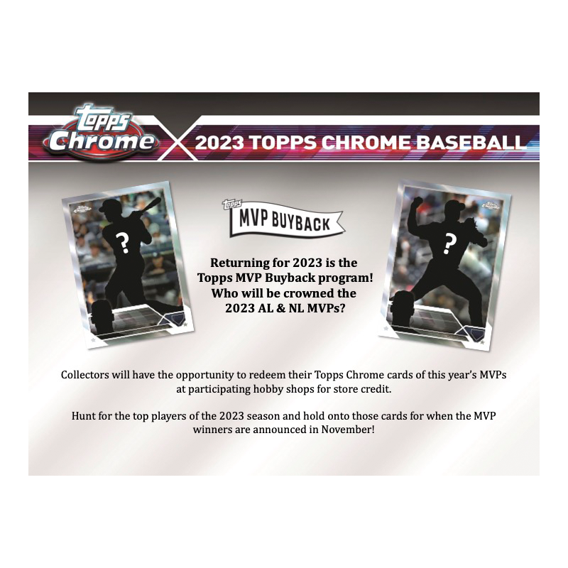 2023 Topps Chrome Baseball Hobby Box