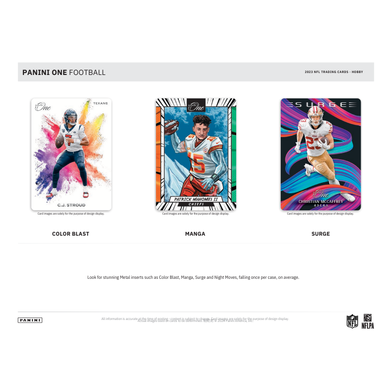 2023 Panini One Football Hobby 20 Box Case