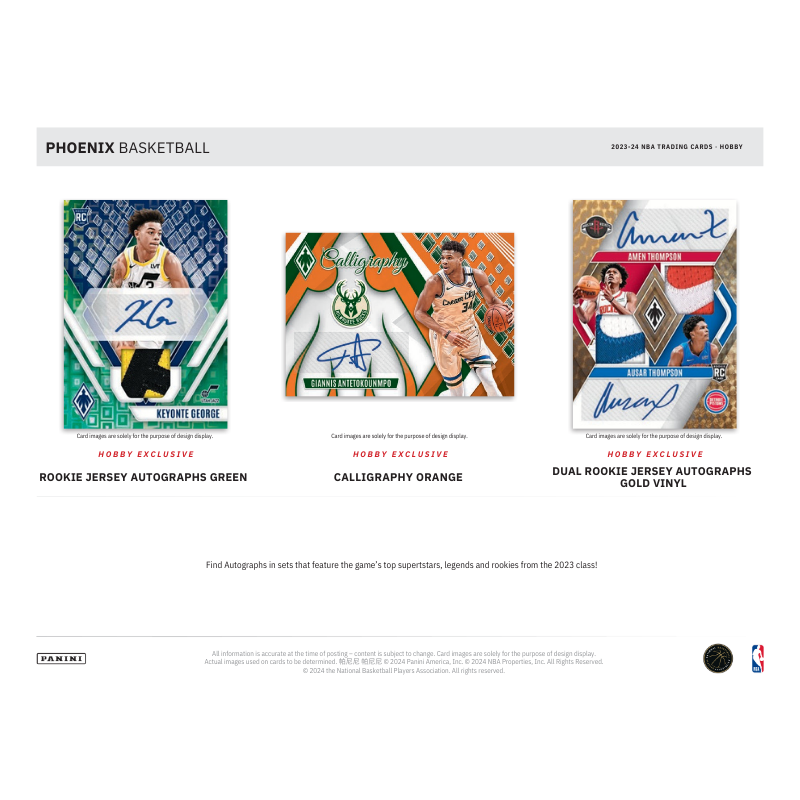 2023/24 Panini Phoenix Basketball Hobby 16 Box Case