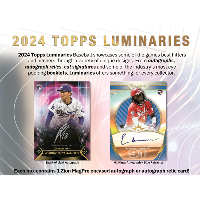 2024 Topps Luminaries Baseball Hobby Box