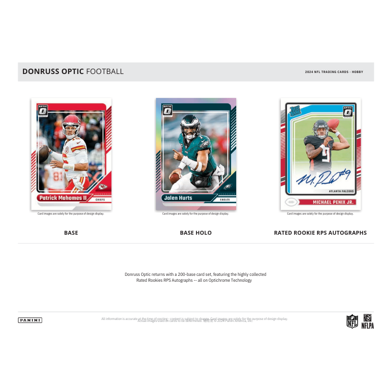 2024 Panini Donruss Optic Football Hobby 12 Box Case
