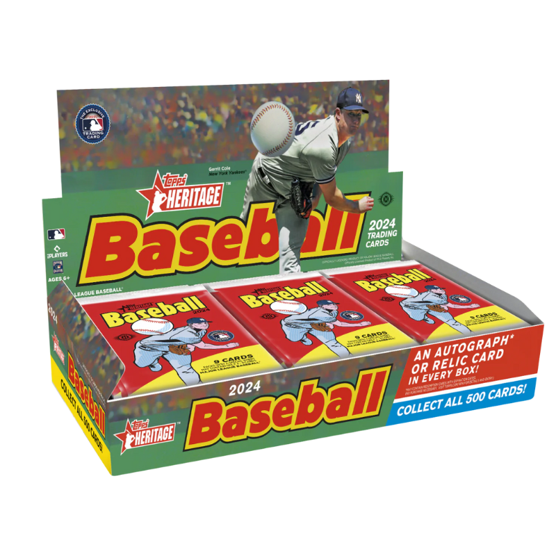 2024 Topps Heritage Baseball Hobby Box