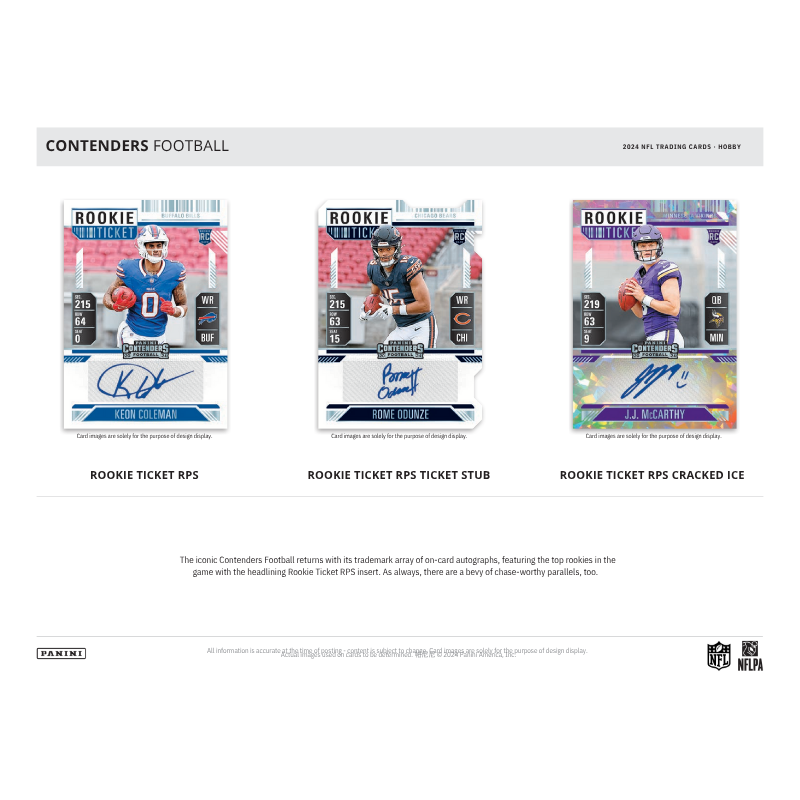2024 Panini Contenders Football Hobby 12 Box Case