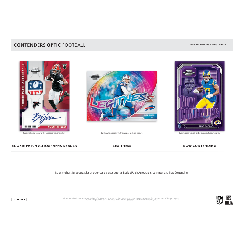 2023 Panini Contenders Optic Football Hobby 20 Box Case